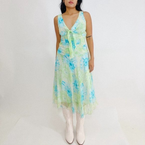 Hi studio by jonathan martin size 6 y2k vintage dress shell 100% silk - Picture 1 of 5